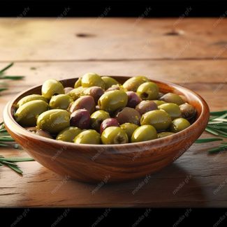 عکس با کیفیت زیتون و روغن زیتون MJ000843