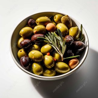عکس با کیفیت زیتون و روغن زیتون MJ000846