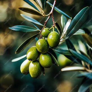 عکس با کیفیت زیتون و روغن زیتون MJ000850