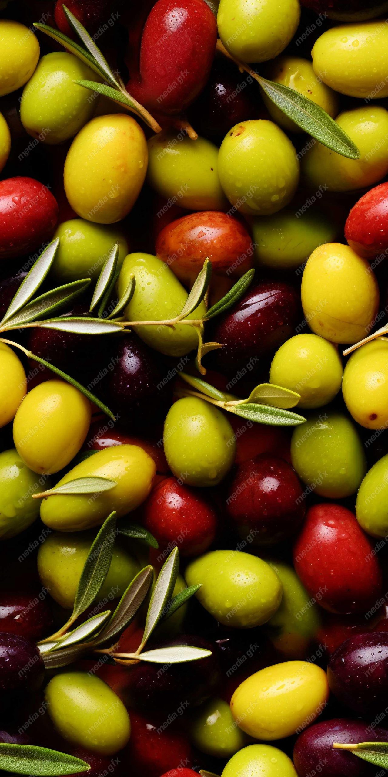 عکس با کیفیت زیتون و روغن زیتون MJ000852