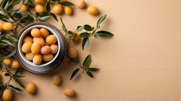 عکس با کیفیت زیتون و روغن زیتون MJ000868