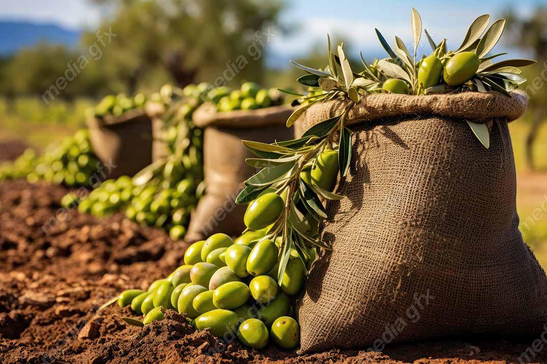 عکس با کیفیت زیتون و روغن زیتون MJ000872