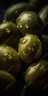 عکس با کیفیت زیتون و روغن زیتون MJ000881