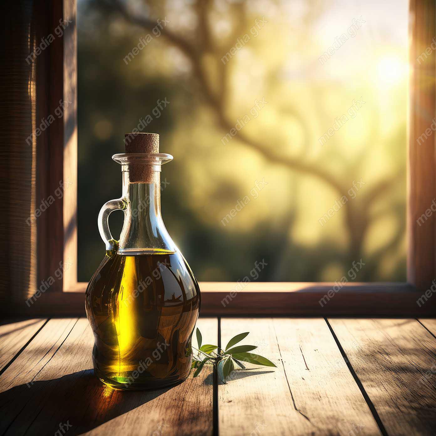 عکس با کیفیت زیتون و روغن زیتون MJ000901