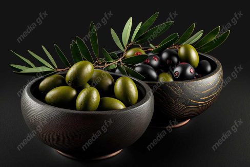 عکس با کیفیت زیتون و روغن زیتون MJ000910