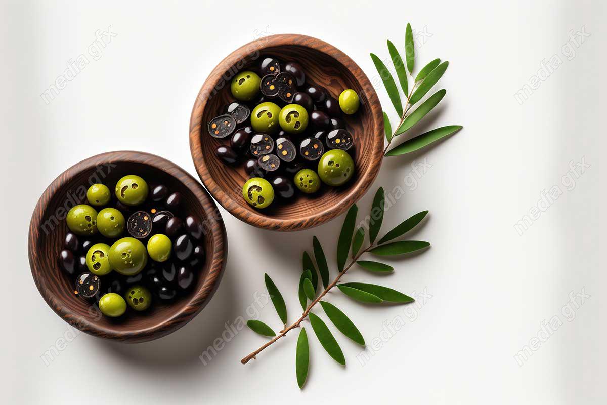 عکس با کیفیت زیتون و روغن زیتون MJ000911