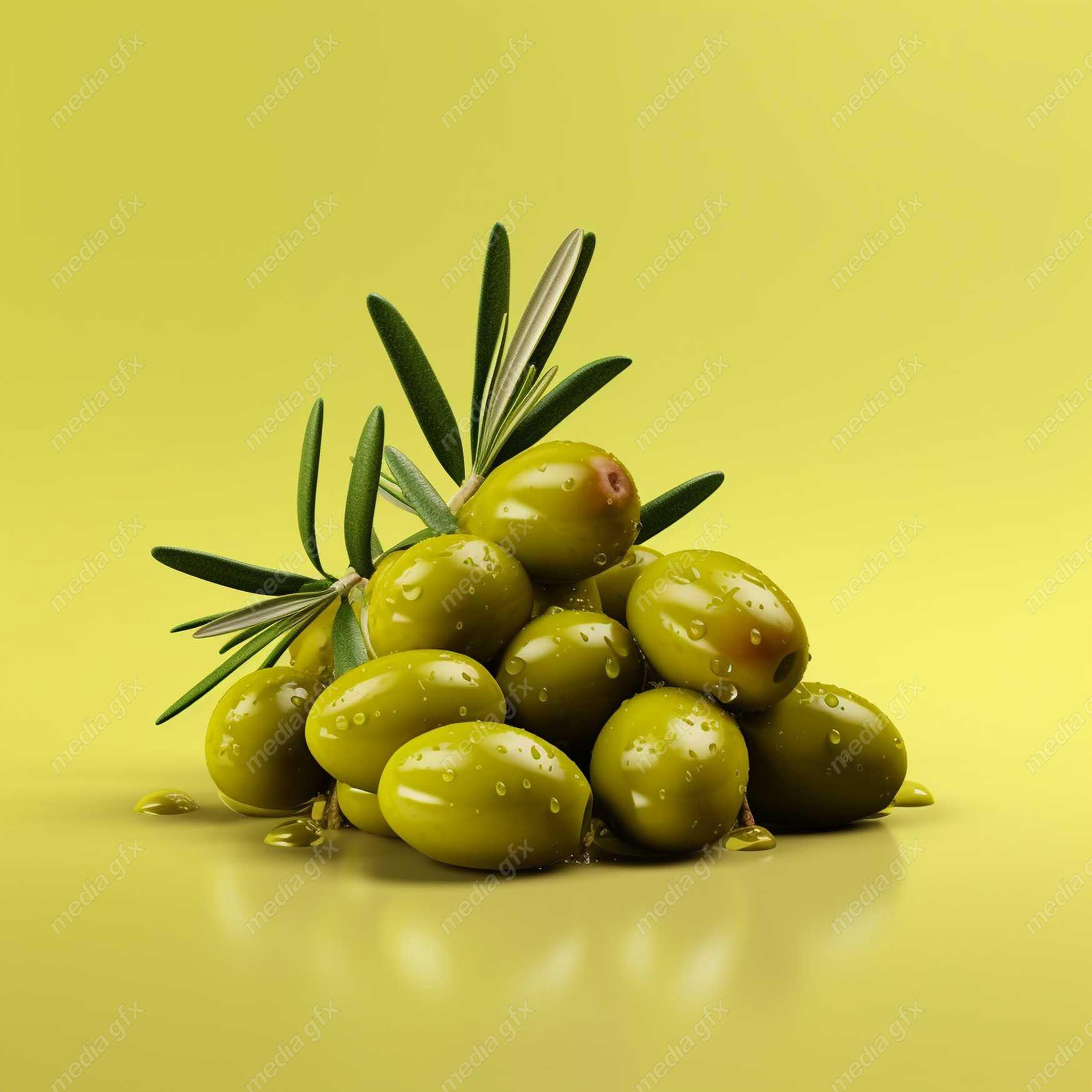 عکس با کیفیت زیتون و روغن زیتون MJ000915