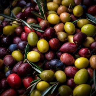 عکس با کیفیت زیتون و روغن زیتون MJ000918