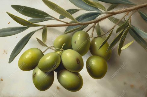 عکس با کیفیت زیتون و روغن زیتون MJ000926
