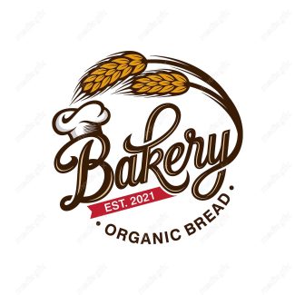 وکتور لوگو ی نانوایی و شیرینی پزی MV000931