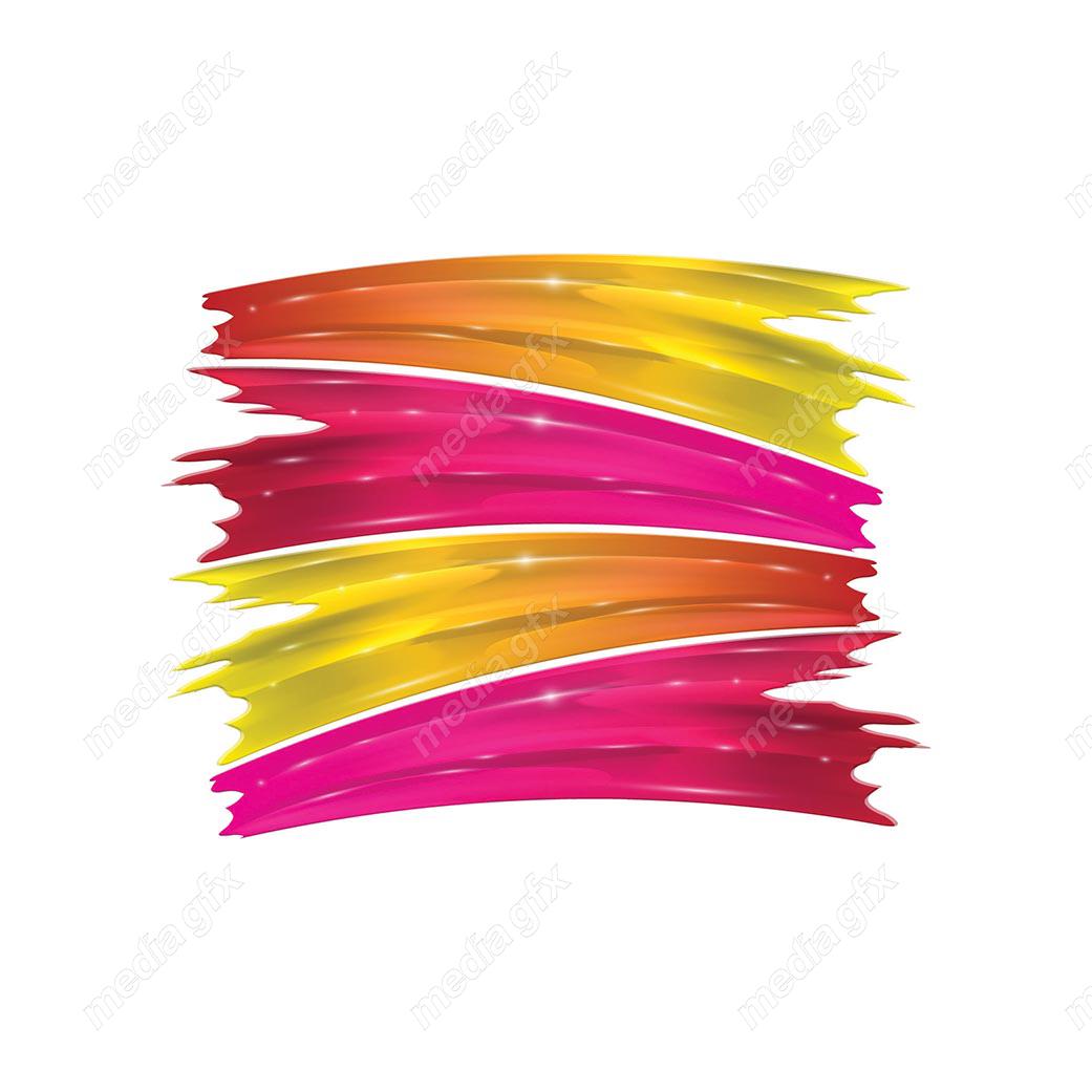 وکتور براش رنگی و پاشش رنگ انتزاعی MV000945