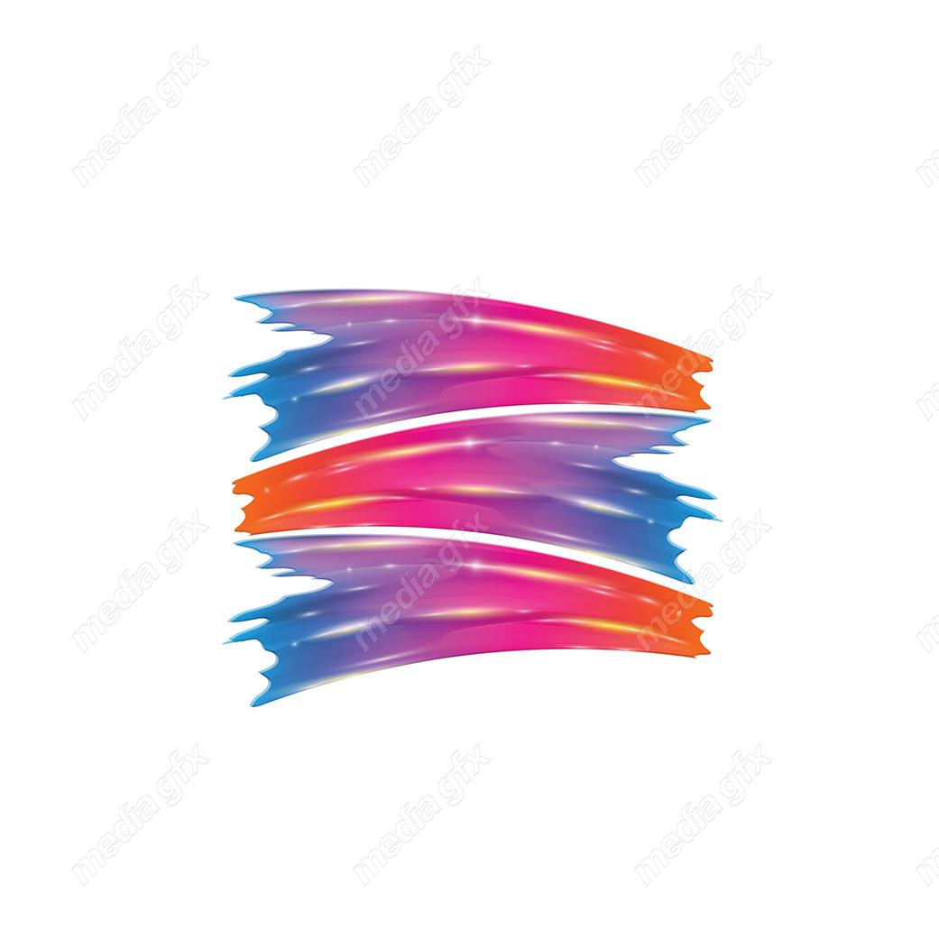 وکتور براش رنگی و پاشش رنگ انتزاعی MV000950