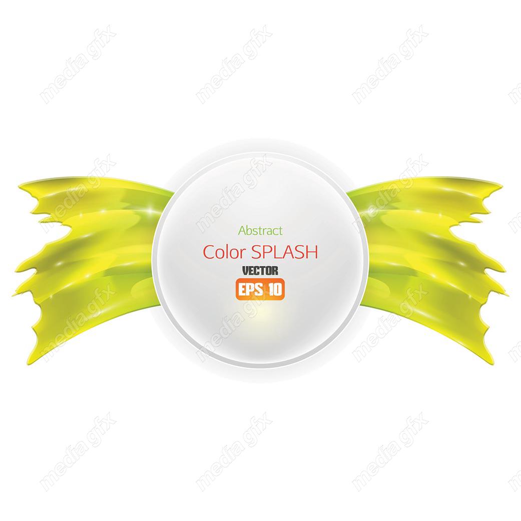 وکتور براش رنگی و پاشش رنگ انتزاعی MV000955