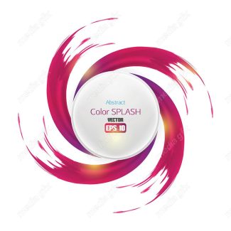 وکتور براش رنگی و پاشش رنگ انتزاعی MV000957
