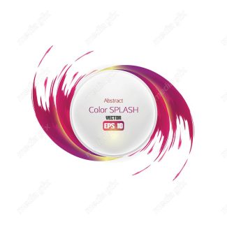 وکتور براش رنگی و پاشش رنگ انتزاعی MV000965