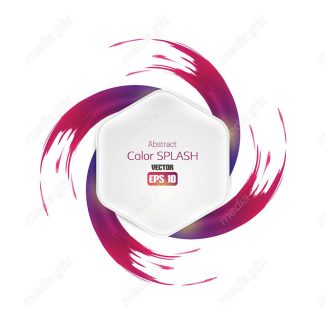 وکتور براش رنگی و پاشش رنگ انتزاعی MV000967