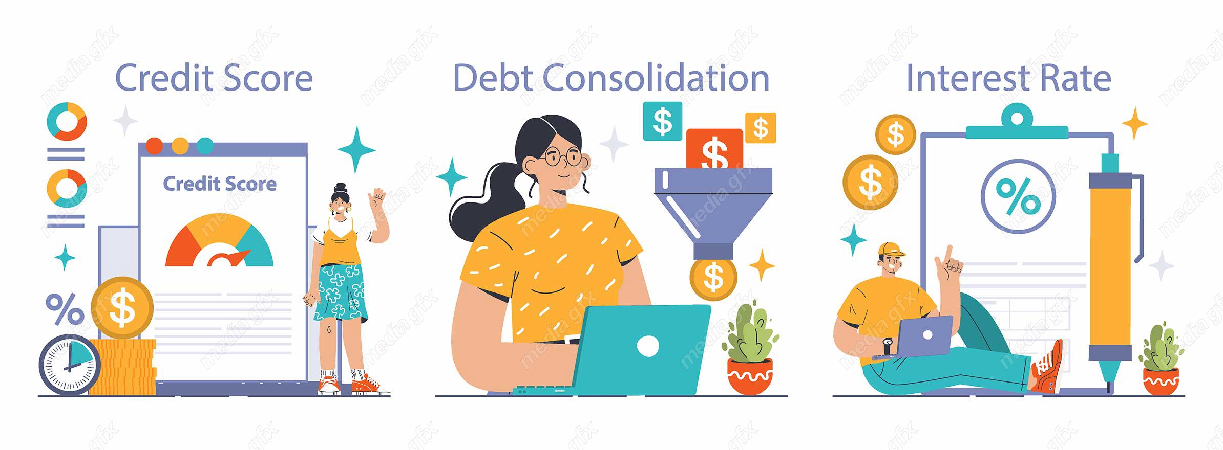 وکتور وام، پس انداز، مشاوره مالی و امور بانکی MV000975