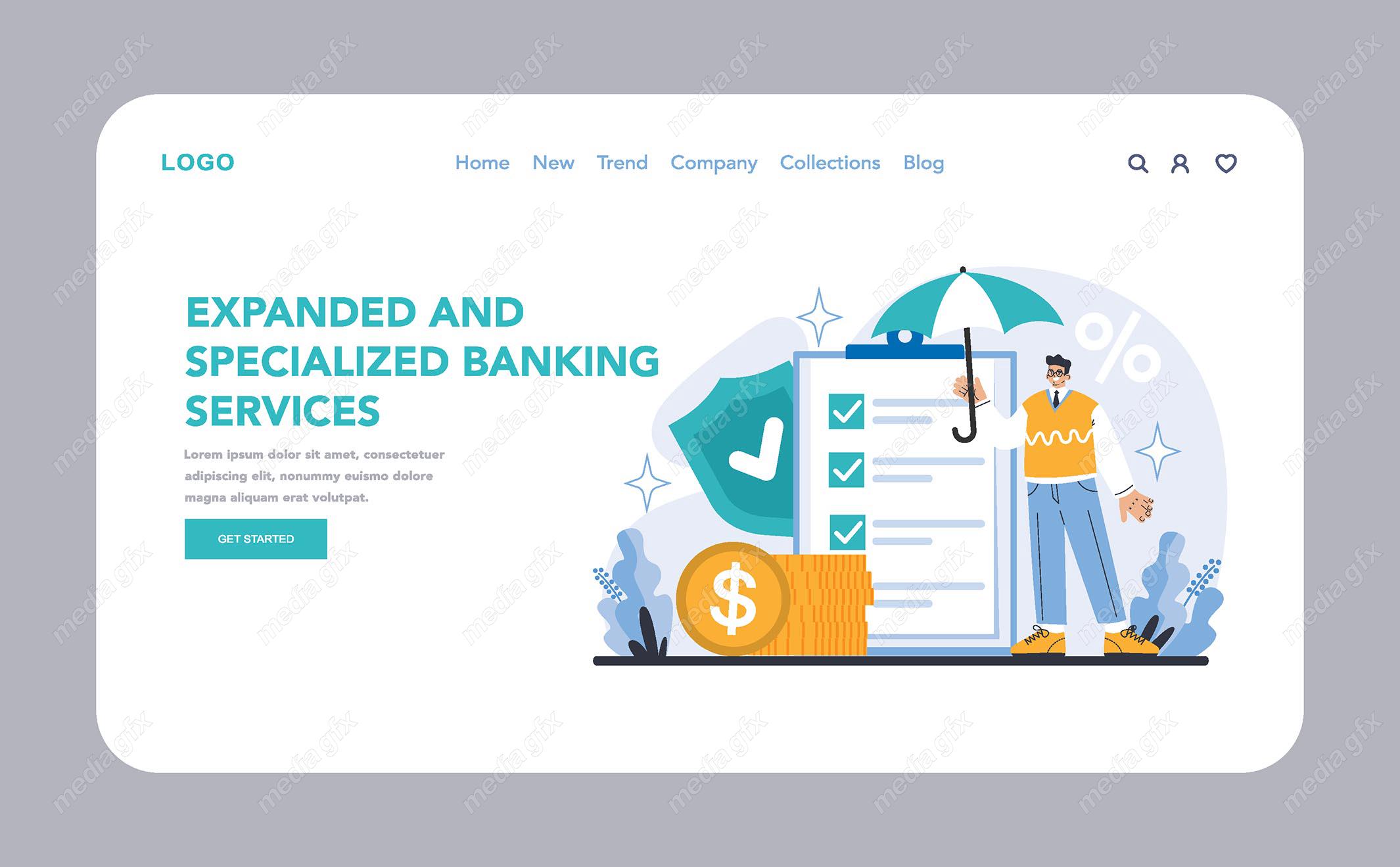 وکتور سرمایه گذاری و خدمات بانکی و مالی MV000995