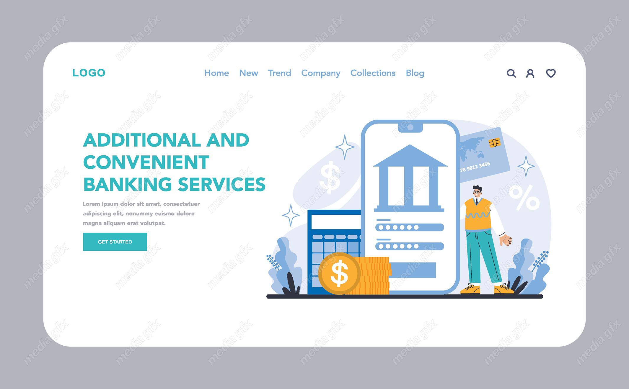 وکتور سرمایه گذاری و خدمات بانکی و مالی MV000996