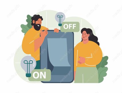 وکتور صرفه جویی، بازیافت و احترم به محیط زیست MV001003