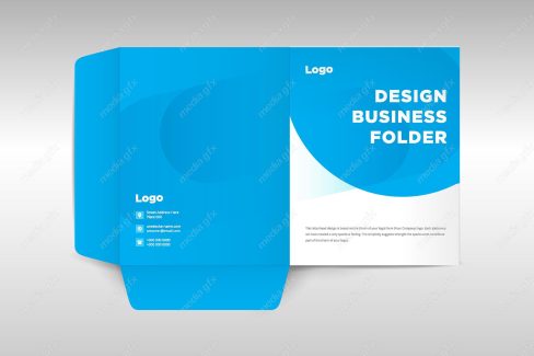 دانلود رایگان وکتور طرح آماده فولدر اداری شیک و رسمی MV001055