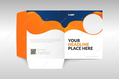 دانلود رایگان وکتور طرح آماده فولدر اداری شیک و رسمی MV001062