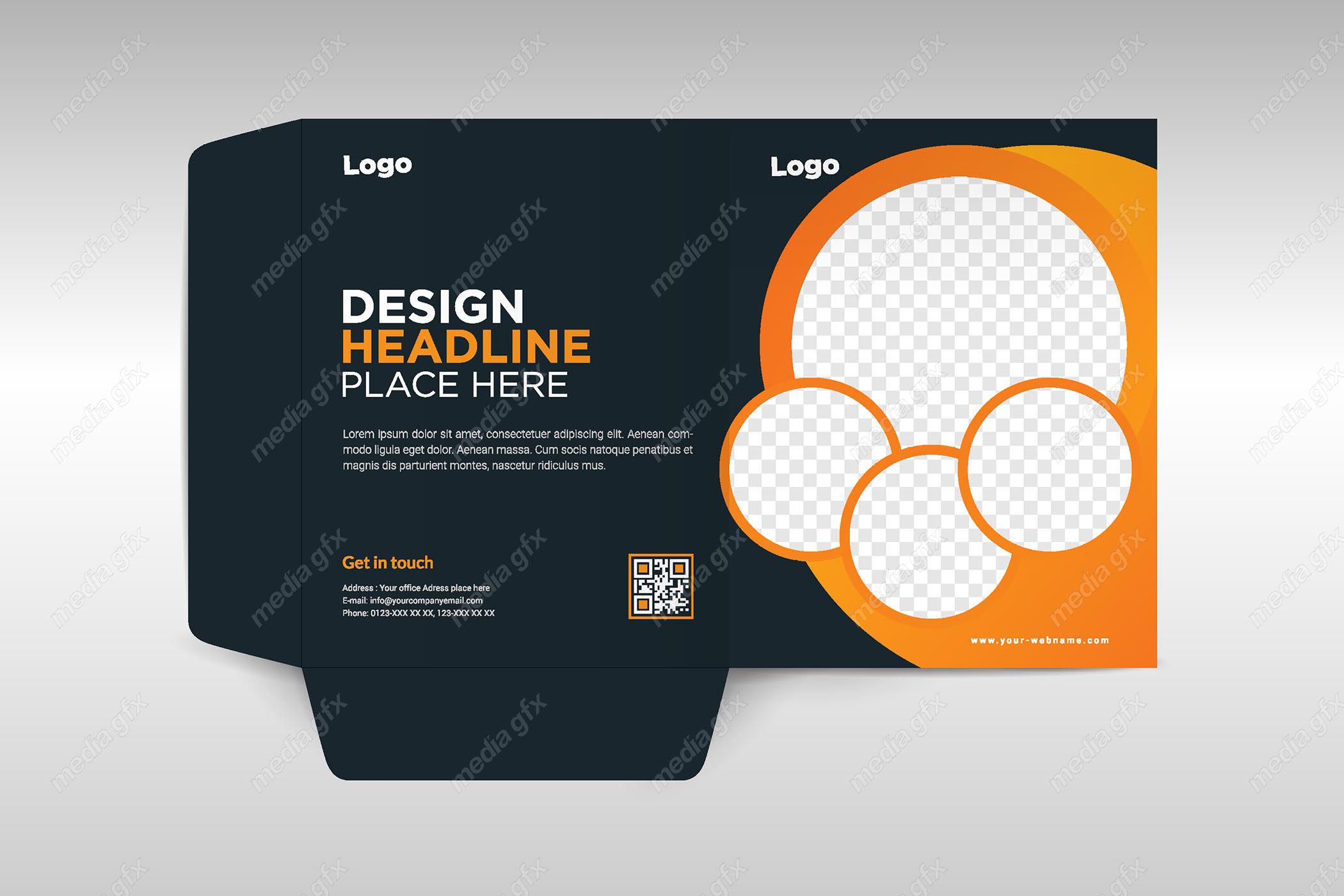 دانلود رایگان وکتور طرح آماده فولدر اداری شیک و رسمی MV001063