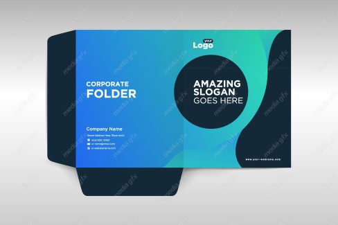 دانلود رایگان وکتور طرح آماده فولدر اداری شیک و رسمی MV001067
