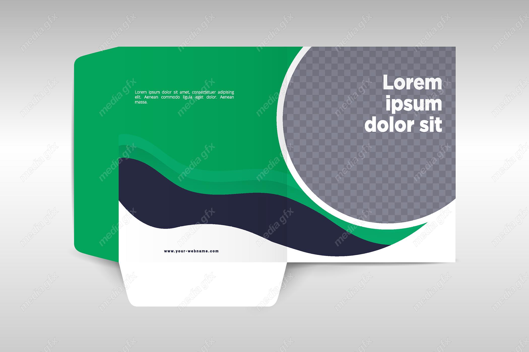 دانلود رایگان وکتور طرح آماده فولدر اداری شیک و رسمی MV001070