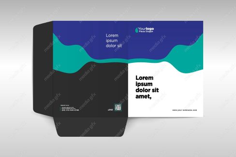 دانلود رایگان وکتور طرح آماده فولدر اداری شیک و رسمی MV001075