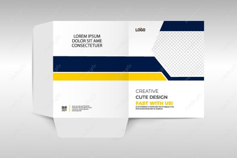 دانلود رایگان وکتور طرح آماده فولدر اداری شیک و رسمی MV001079