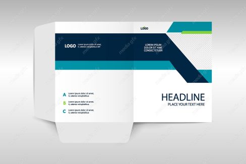 دانلود رایگان وکتور طرح آماده فولدر اداری شیک و رسمی MV001080