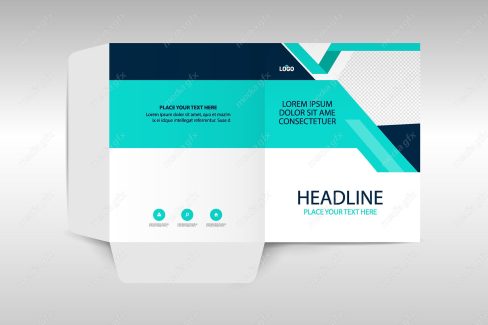 دانلود رایگان وکتور طرح آماده فولدر اداری شیک و رسمی MV001081