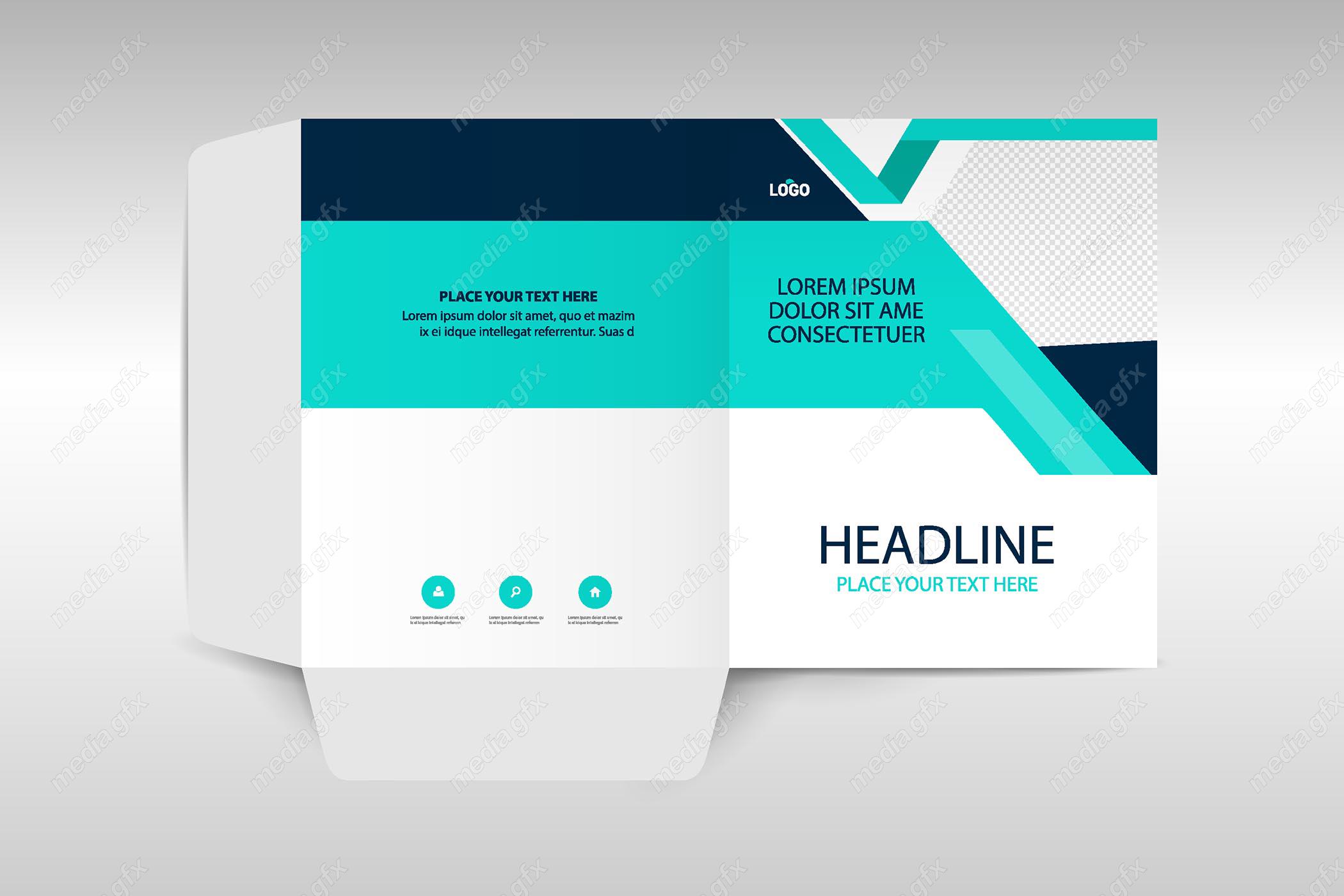 دانلود رایگان وکتور طرح آماده فولدر اداری شیک و رسمی MV001081