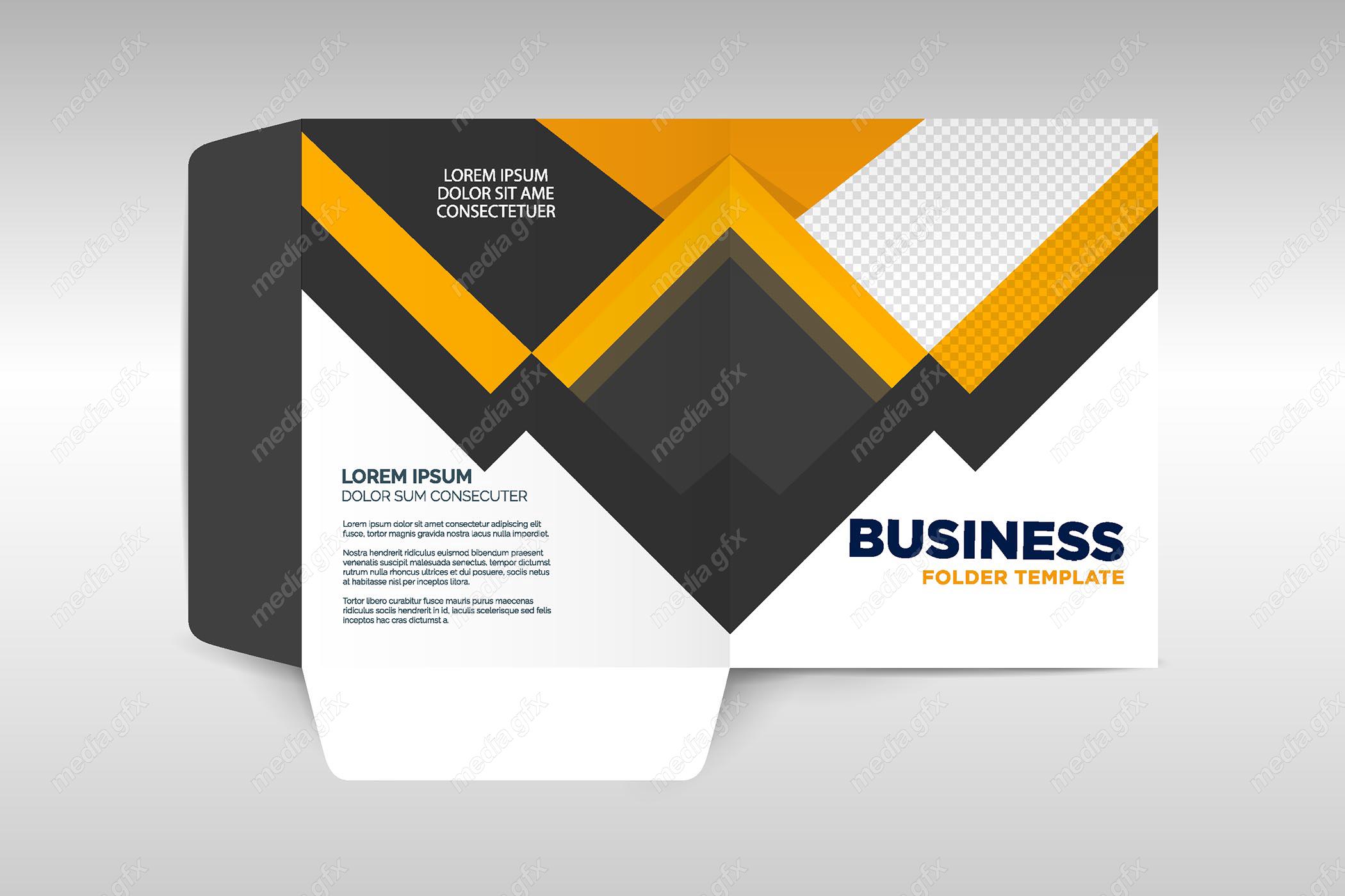 دانلود رایگان وکتور طرح آماده فولدر اداری شیک و رسمی MV001084