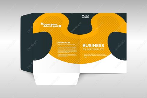 دانلود رایگان وکتور طرح آماده فولدر اداری شیک و رسمی MV001087