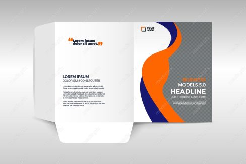 دانلود رایگان وکتور طرح آماده فولدر اداری شیک و رسمی MV001089