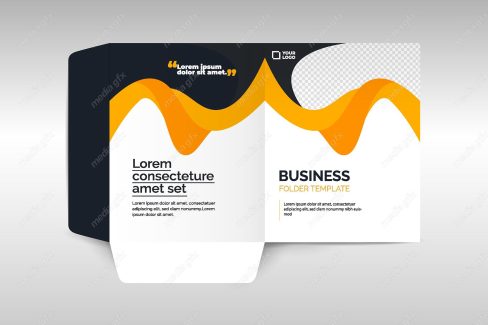 دانلود رایگان وکتور طرح آماده فولدر اداری شیک و رسمی MV001091