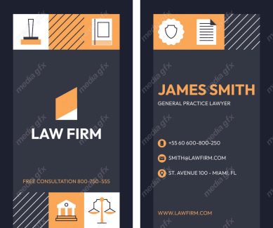 وکتور کارت ویزیت وکیل و وکالت MV001125