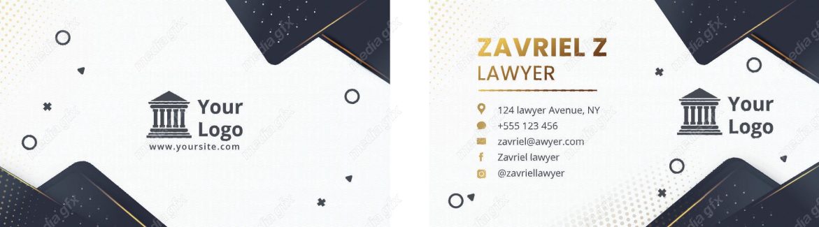 وکتور کارت ویزیت وکیل و وکالت MV001129