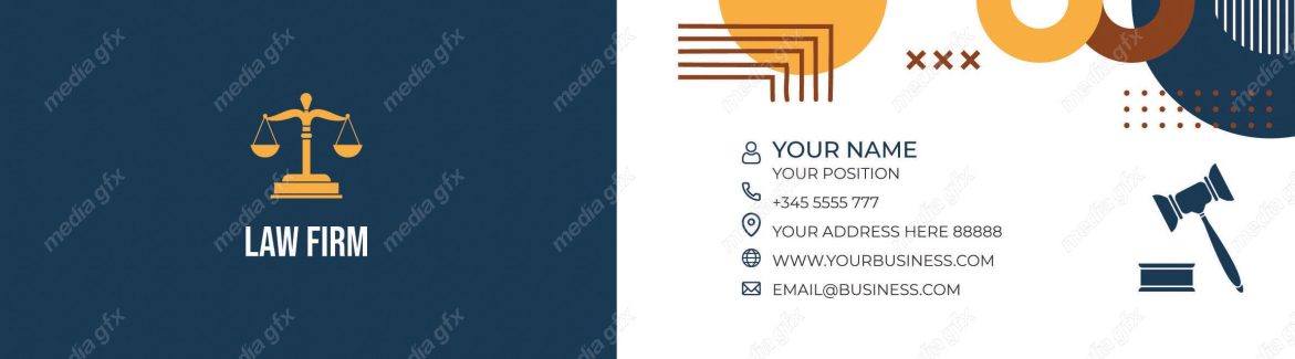 وکتور کارت ویزیت وکیل و وکالت MV001133