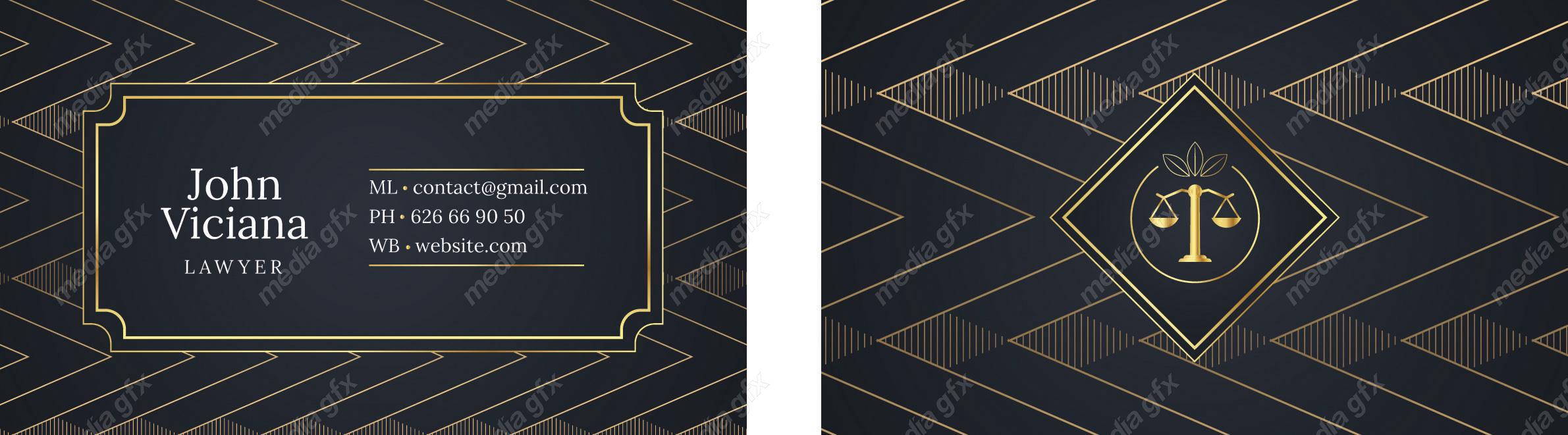 وکتور کارت ویزیت وکیل و وکالت MV001135