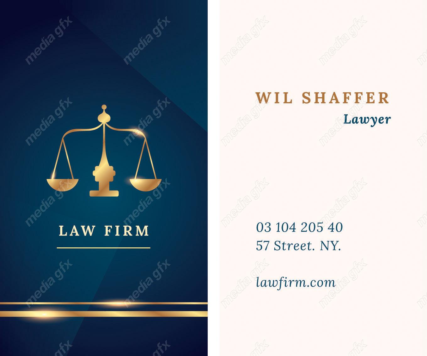 وکتور کارت ویزیت وکیل و وکالت MV001145