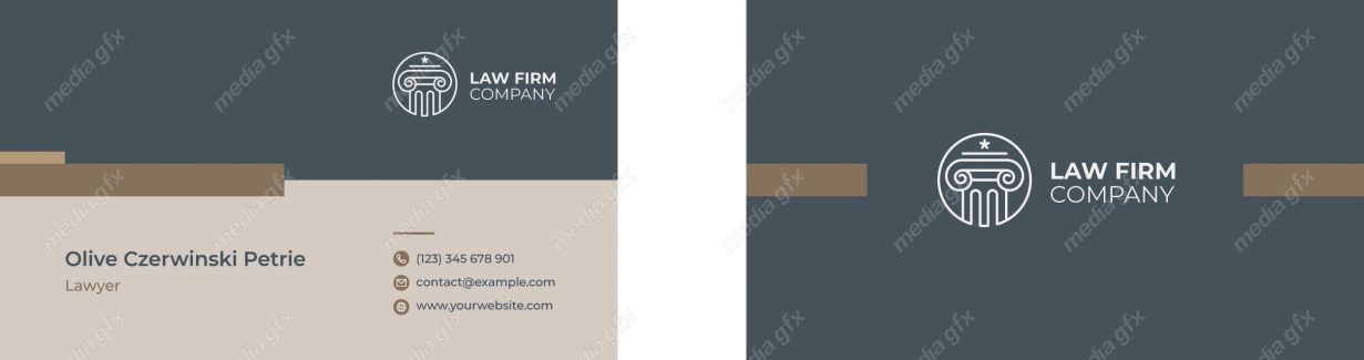 وکتور کارت ویزیت وکیل و وکالت MV001147