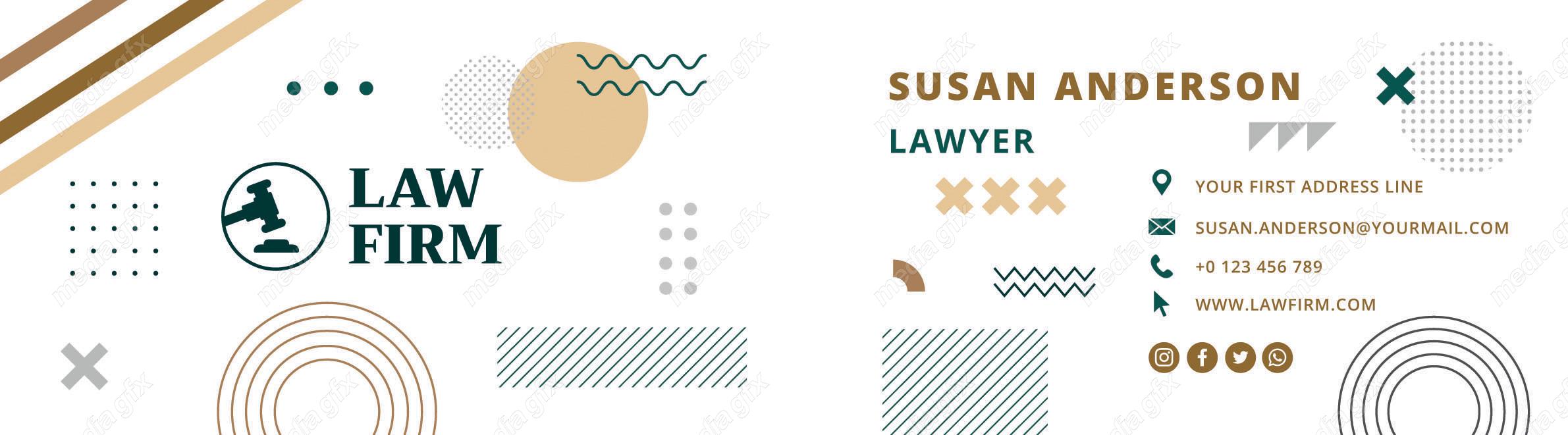 وکتور کارت ویزیت وکیل و وکالت MV001151