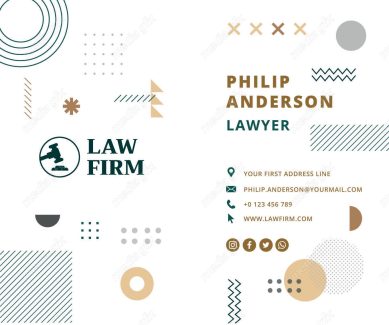 وکتور کارت ویزیت وکیل و وکالت MV001152