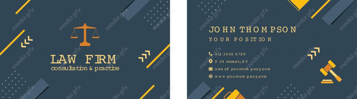 وکتور کارت ویزیت وکیل و وکالت MV001155