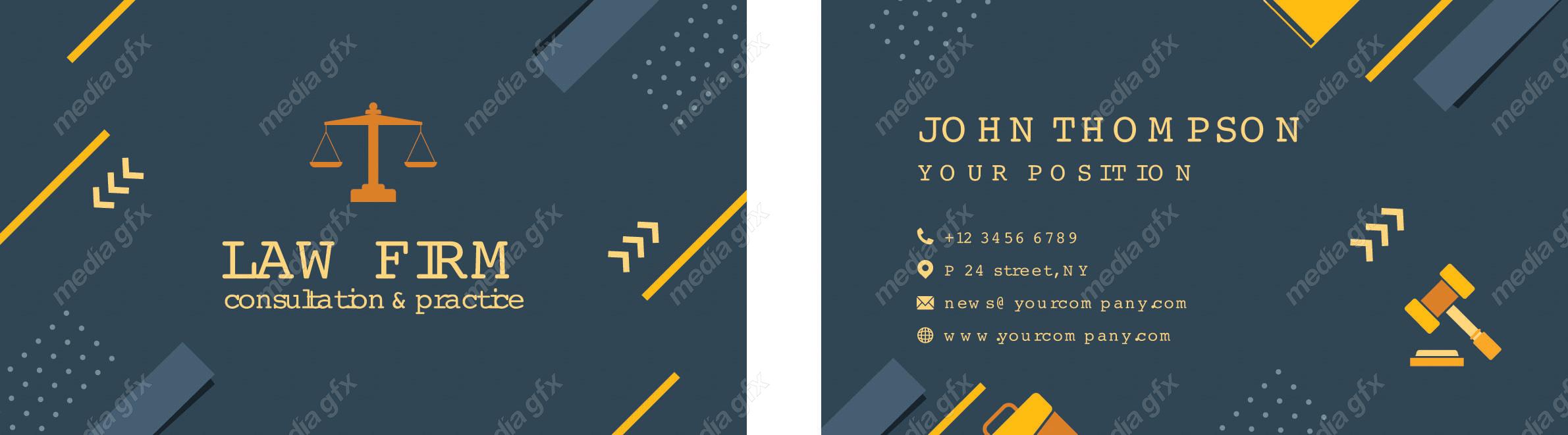 وکتور کارت ویزیت وکیل و وکالت MV001155