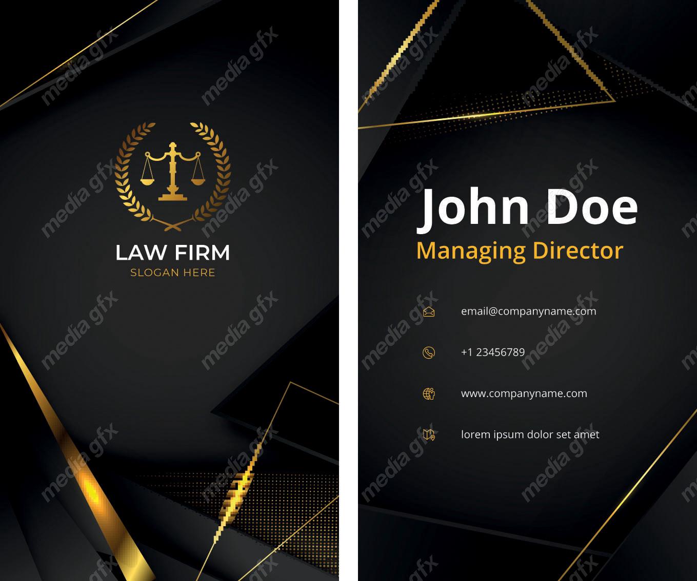 وکتور کارت ویزیت وکیل و وکالت MV001160