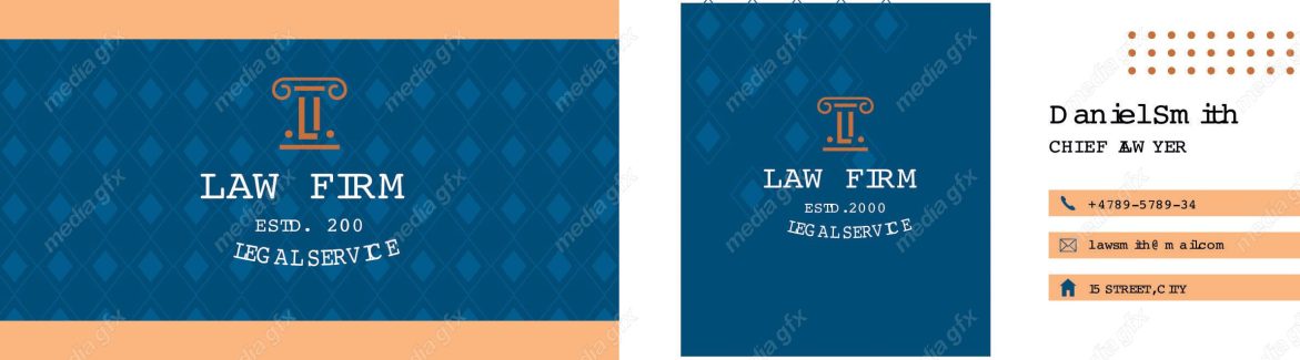 وکتور کارت ویزیت وکیل و وکالت MV001162